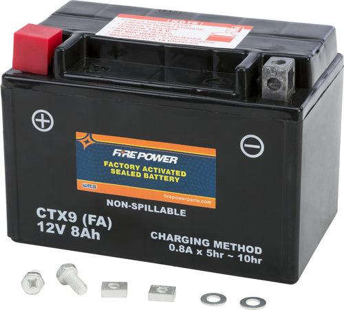 FIRE POWER BATTERY CTX9 SEALED FACTORY ACTIVATED