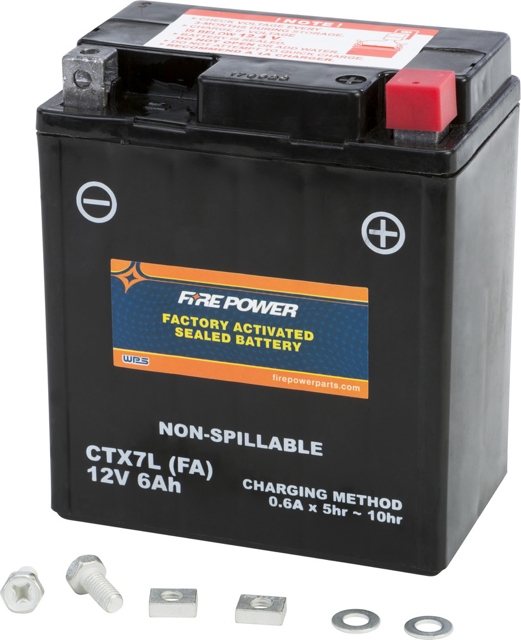 FIRE POWER BATTERY CTX7L SEALED FACTORY ACTIVATED