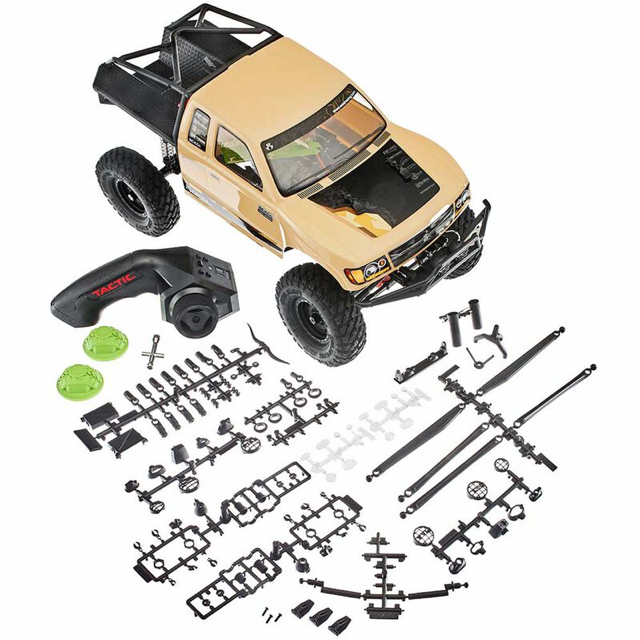 WOP Rear Flatbed & Rail System Upgrade For Axial SCX10 Honcho RC Crawler – Scale Accessory