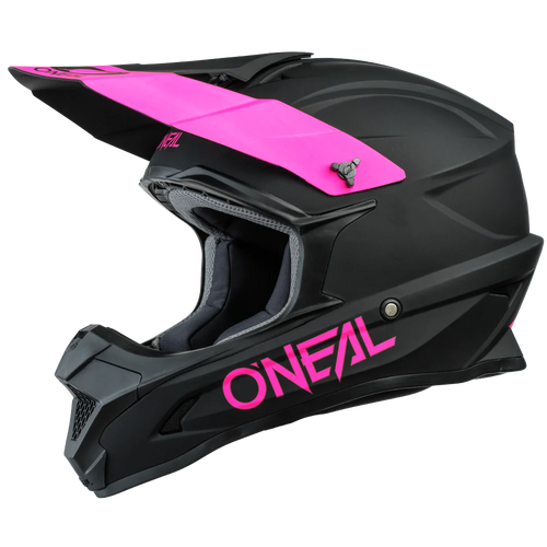 O'NEAL1 SRS YOUTH SOLID HELMET BLACK/PINK