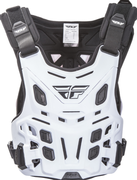 FLY RACING REVEL RACE ROOST GUARD WHITE