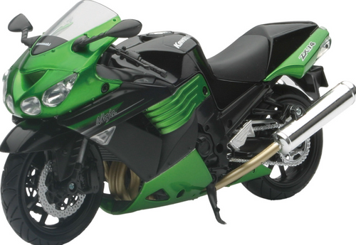 SUPER SPORT BIKE 11 KAWASAKI ZX14 GREEN