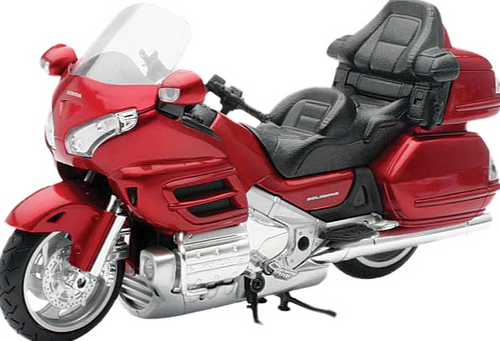 NEW-RAY REPLICA 1:12 CRUISER 10 HONDA TOURER BURGANDY